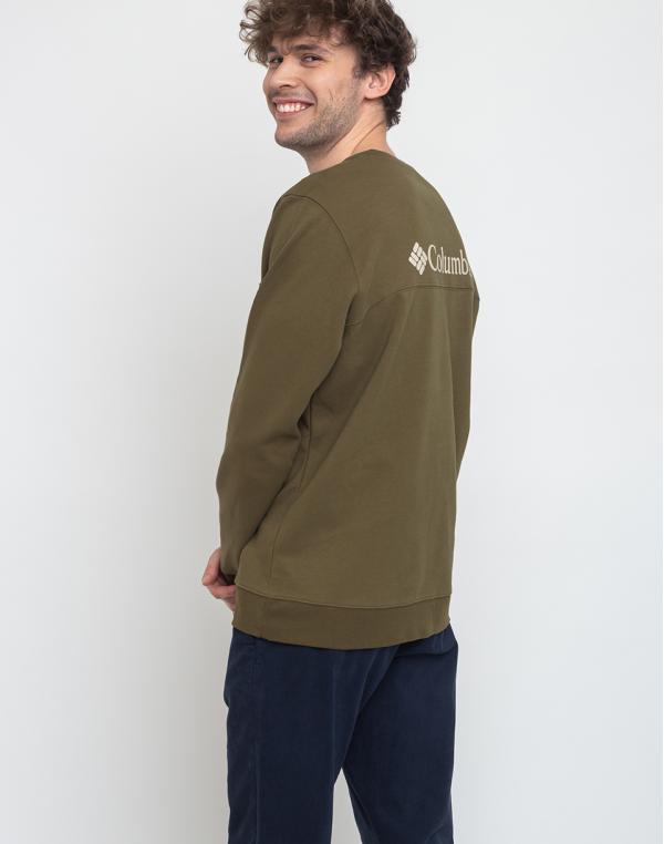 Columbia Columbia Lodge Dbl Knit Sweatshirt New Olive/Foss S