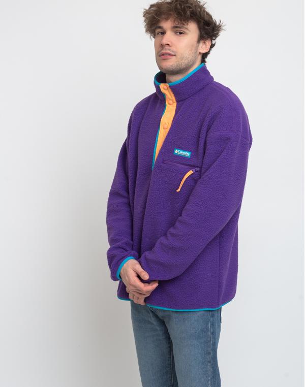 Columbia Helvetia Half Snap Fleece Vivid Purple M