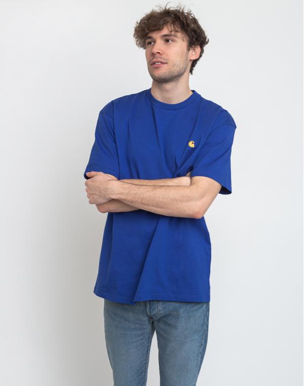 Carhartt WIP S/S Chase T-Shirt Submarine/Gold S