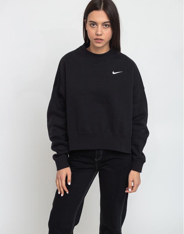 Nike Sportswear Crew Flc Trend Black/White XS