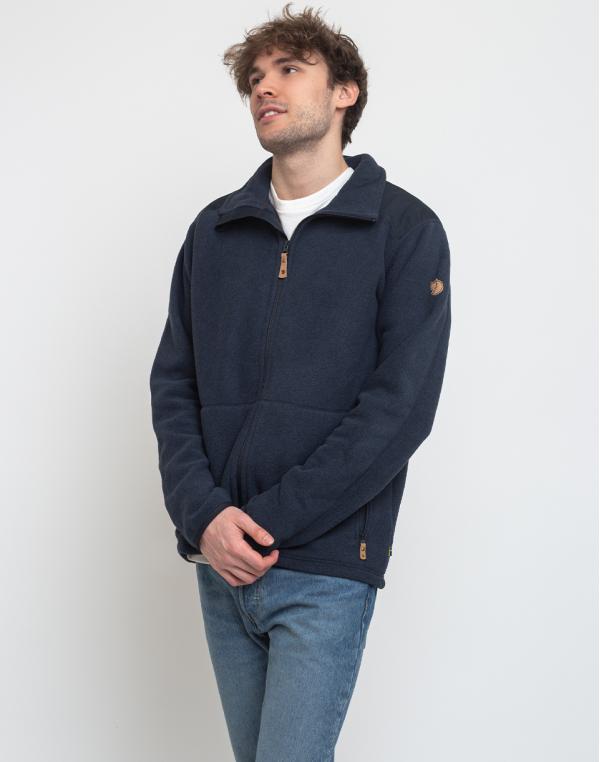 Fjällräven Sten Fleece M 555 Dark Navy L
