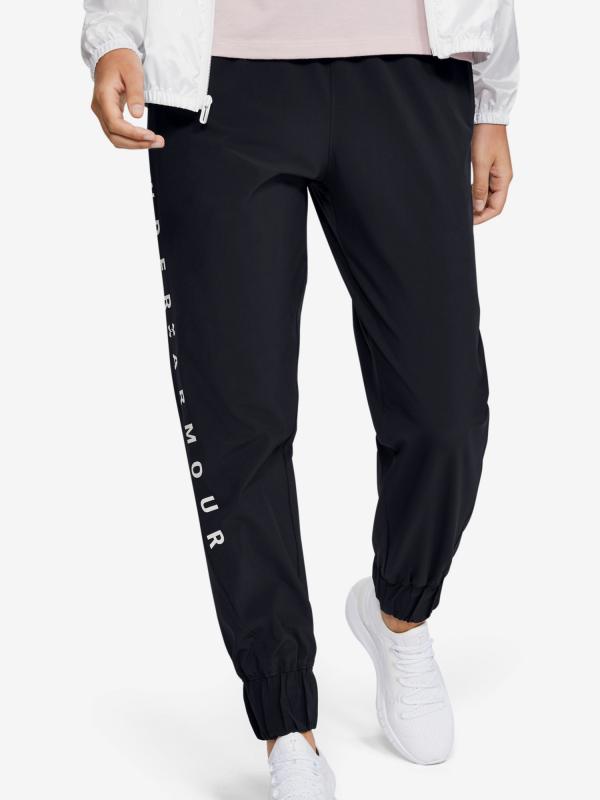Kalhoty Under Armour Woven Wm Graphic Pants Černá