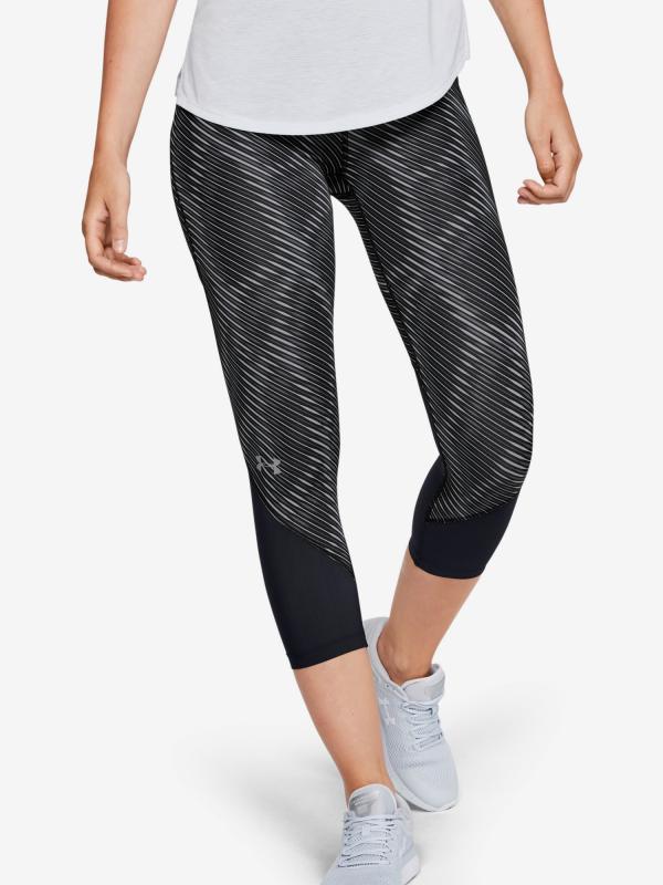 Kompresní legíny Under Armour W Fly Fast Printed Crop Černá