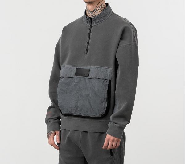 Jordan 23 Engineered 1/2 Zip Top Black/ Black/ Infrared 23