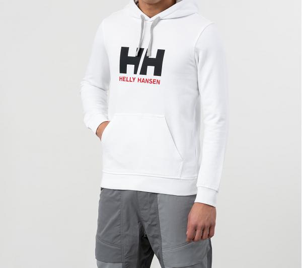 Helly Hansen Logo Hoodie White
