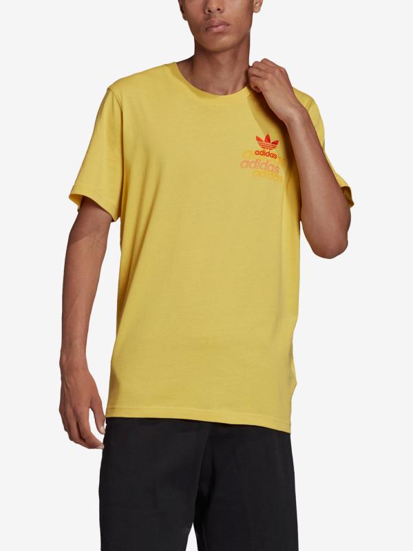 Tričko adidas Originals Shattered Emb Žlutá