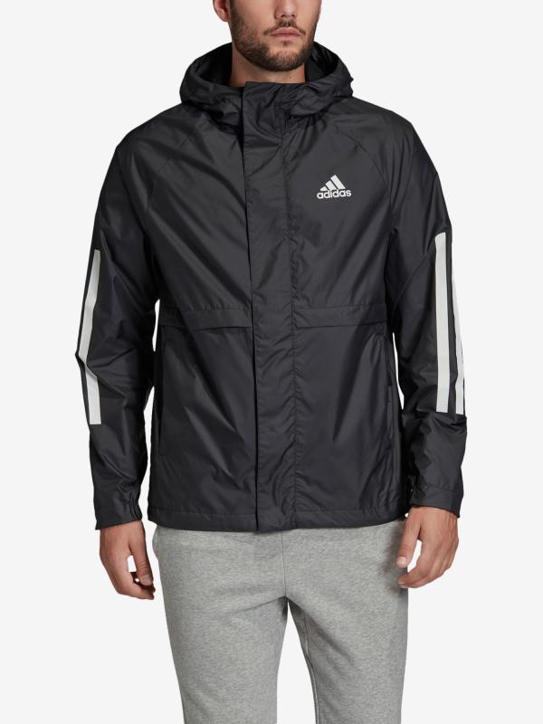 Bunda adidas Performance Bsc 3S Wind Jkt Černá