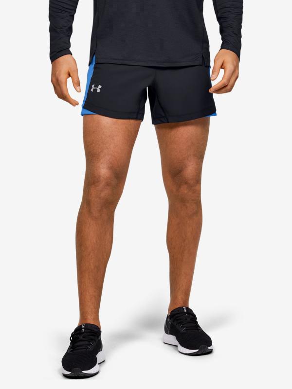 Kraťasy Under Armour Qlifier Speedpocket 5'' Short Černá