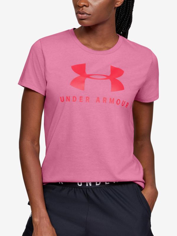 Tričko Under Armour Graphic Sportstyle Classic Crew Růžová
