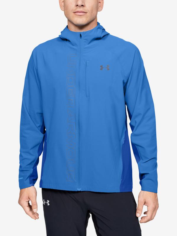 Bunda Under Armour M Qlifier Outrun The Storm Jacket Modrá