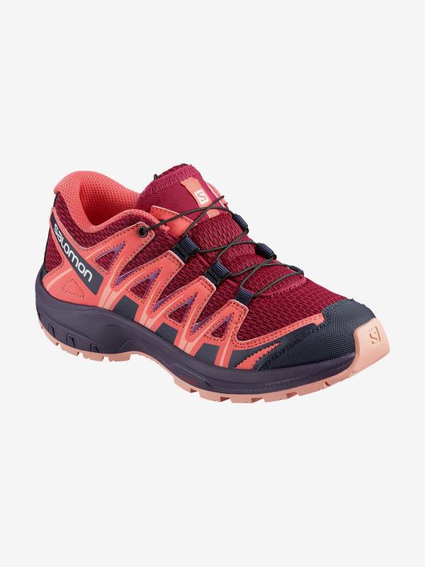 Boty Salomon Xa Pro 3D J Cerise/Dubarry/Peach Am Červená