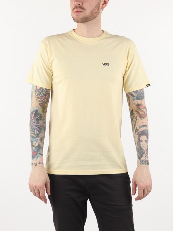 Tričko Vans Mn Left Chest Logo T Double Cream/Black Žlutá