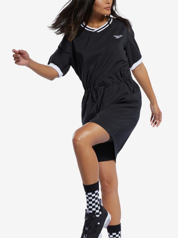 Šaty Reebok Classic Cl D Tennis Dress Černá
