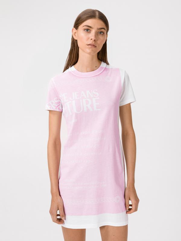 Šaty Versace Jeans Couture Růžová