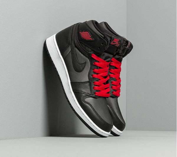 Air Jordan 1 Retro High OG GS Black/ Gym Red-Black-White