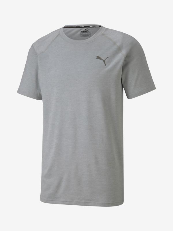 Tričko Puma Heather Ss Tee Šedá
