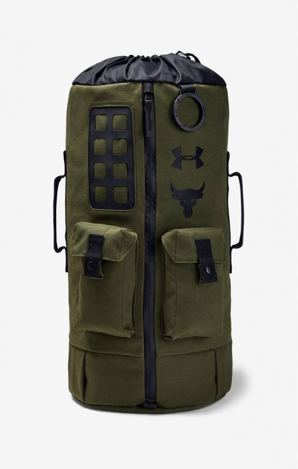 Batoh Under Armour Project Rock 60 Gym Bag Zelená