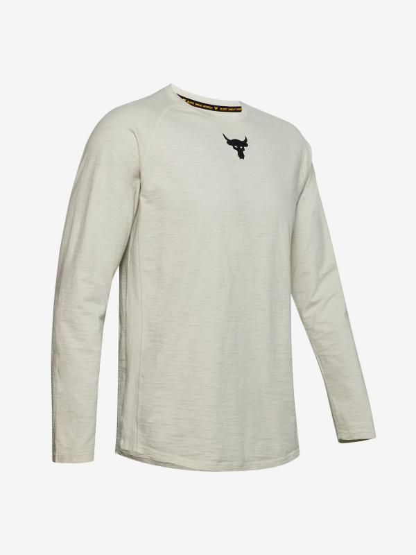 Tričko Under Armour Project Rock Cc Ls Bílá