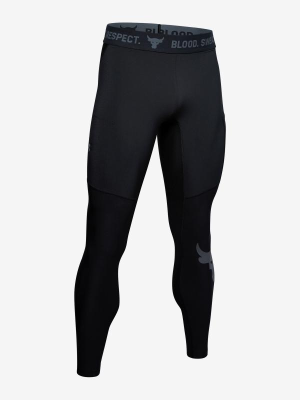 Kompresní legíny Under Armour Project Rock Leggings Černá
