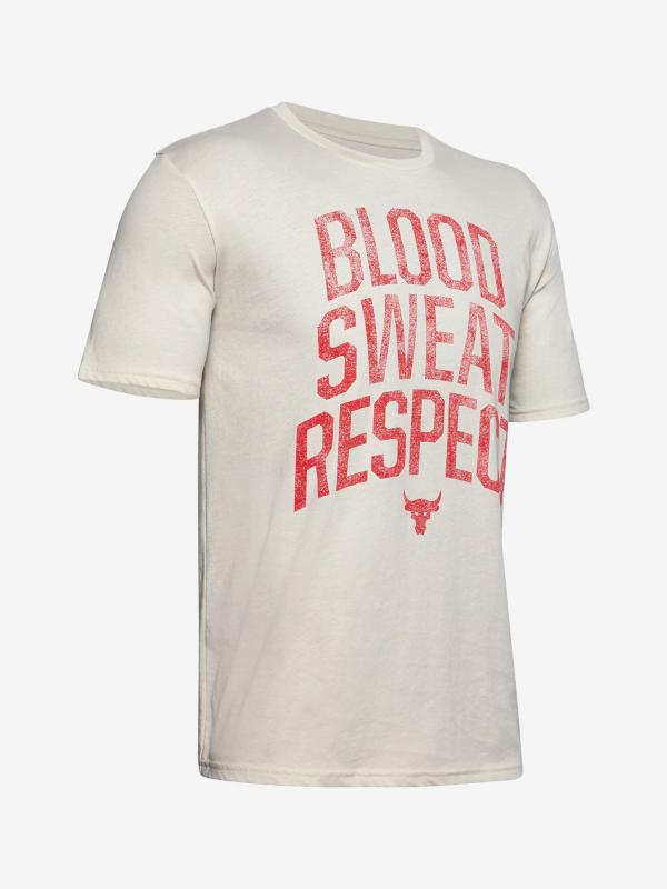 Tričko Under Armour Project Rock Bsr Ss Bílá