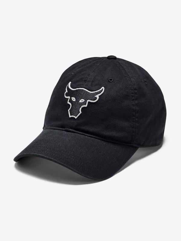 Kšiltovka Under Armour Project Rock Cotton Cap Černá