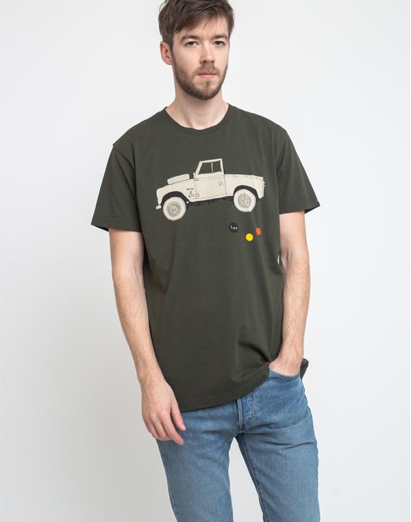 Deus Ex Machina Carby Landie Tee Forest Green S