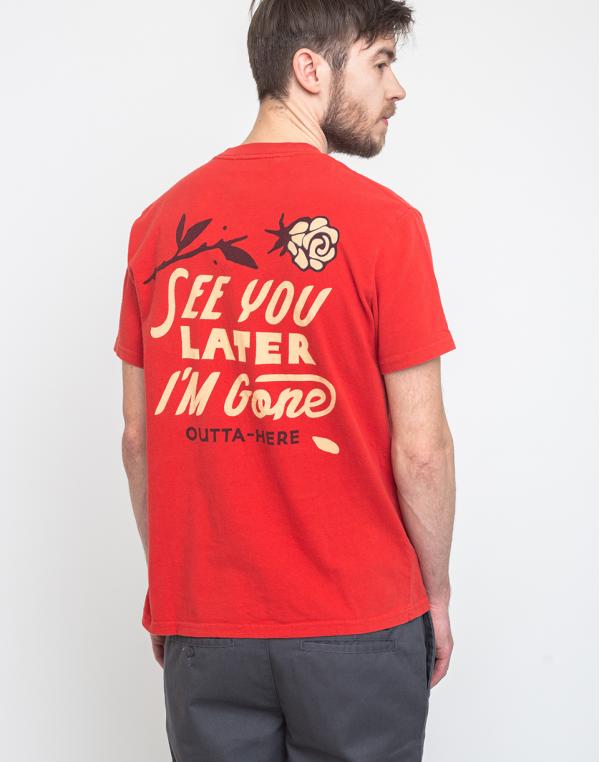 Deus Ex Machina See You Tee Red Molten XL