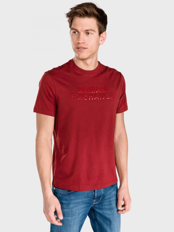 Triko Armani Exchange Červená