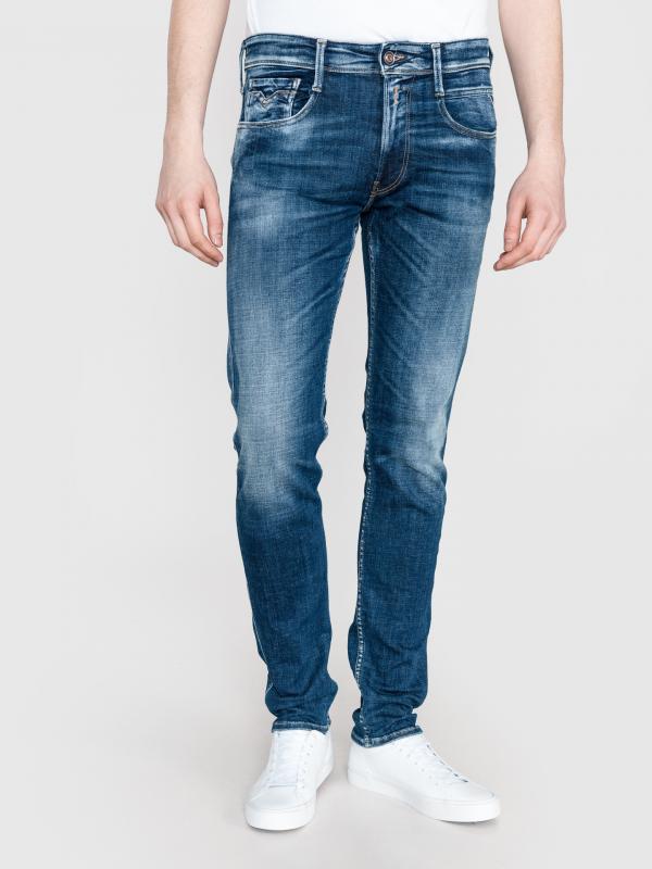 Anbass Jeans Replay Modrá