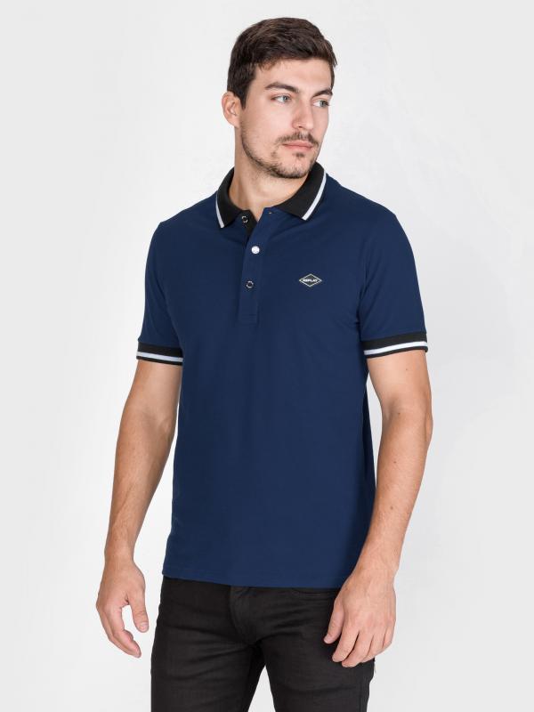 Polo triko Replay Modrá