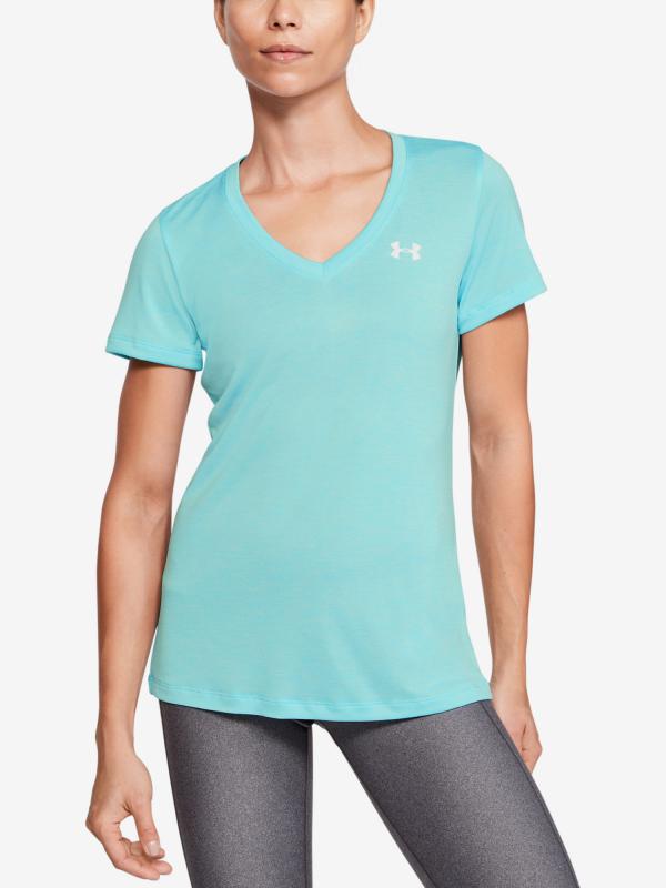 Tričko Under Armour Tech Ssv - Twist Modrá