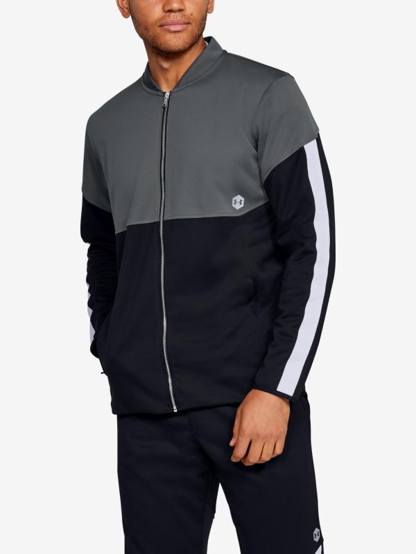 Mikina Under Armour Athlete Recovery Knit Warm Up Top Barevná
