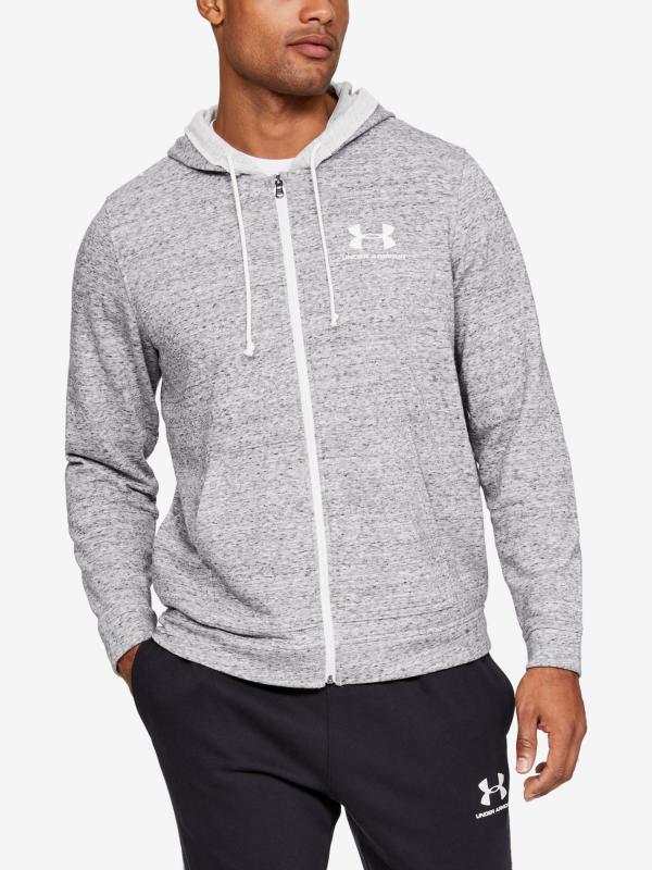 Mikina Under Armour Sportstyle Terry Fz Bílá