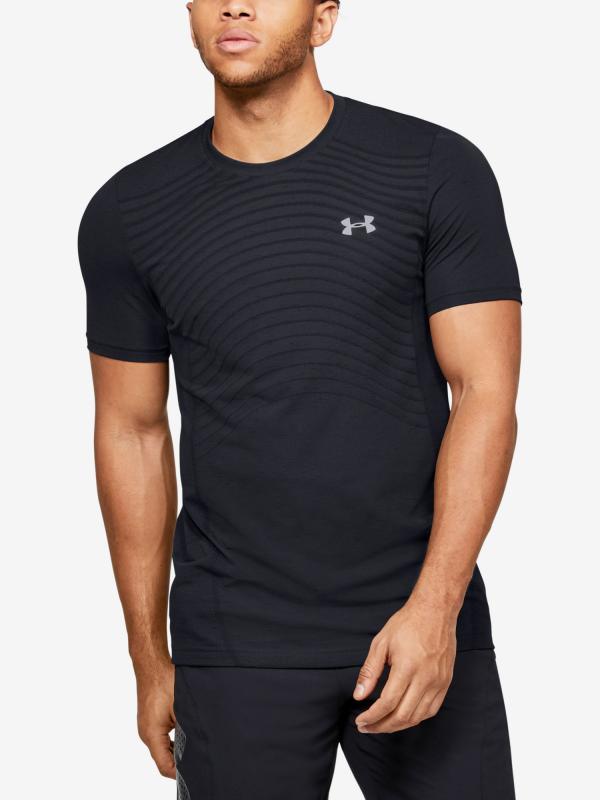 Tričko Under Armour Seamless Wave Ss Černá