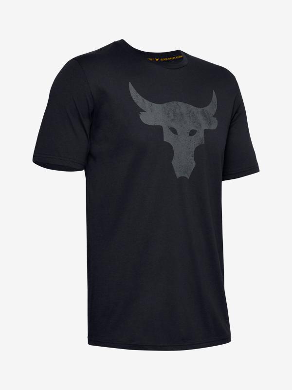 Tričko Under Armour Project Rock Brahma Bull Ss Černá