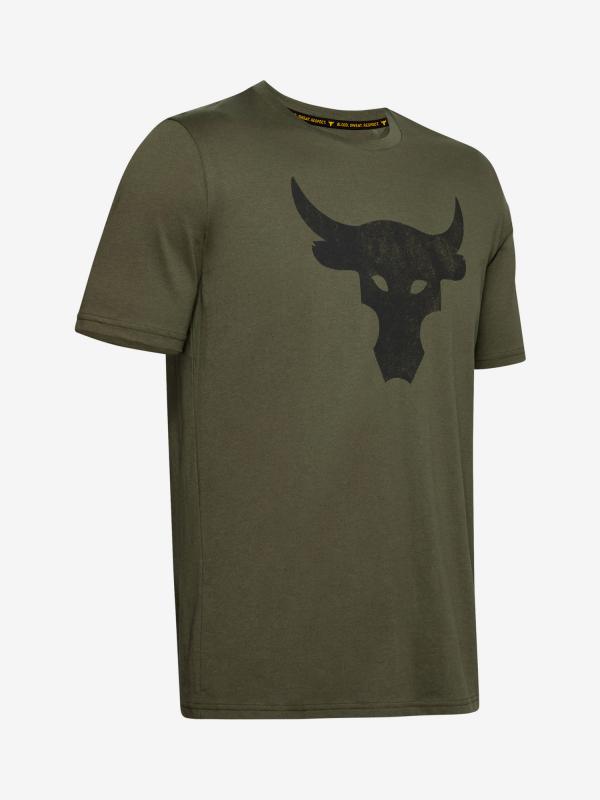 Tričko Under Armour Project Rock Brahma Bull Ss Zelená