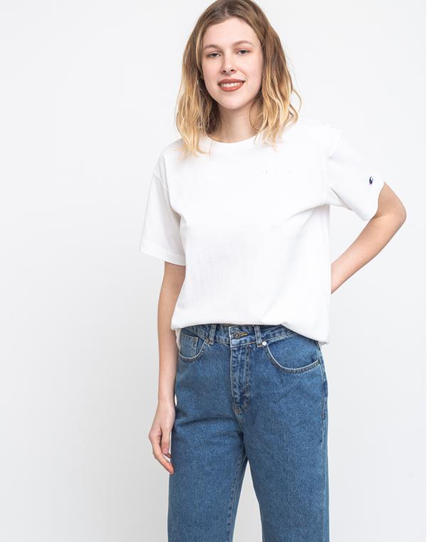 Champion Crewneck T-Shirt WHT S
