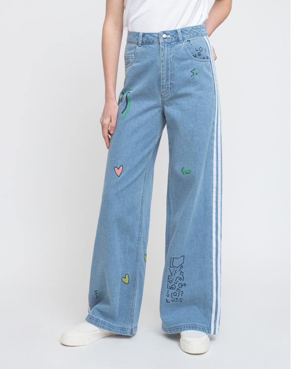 adidas Originals Denim Trackpant Clear Sky 36