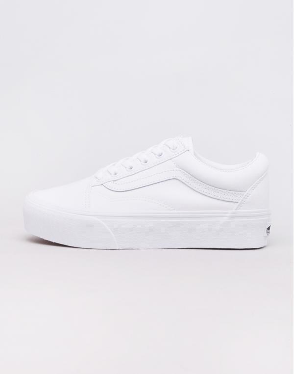 Vans Old Skool Platform True White 38