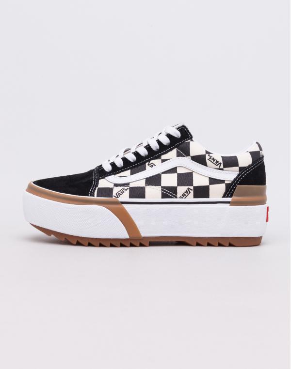 Vans Old Skool Stacked (Checkerboard) Multi/ True 38