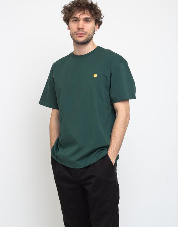 Carhartt WIP S/S Chase T-Shirt Treehouse/Gold S