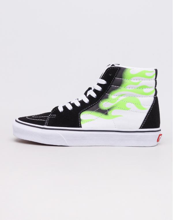 Vans SK8-Hi (Flame) Black/ True White 43