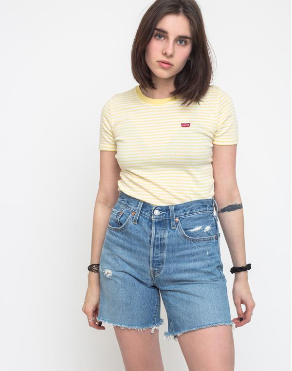 Levi's® Ss Rib Baby Tee Yellows/Oranges XS