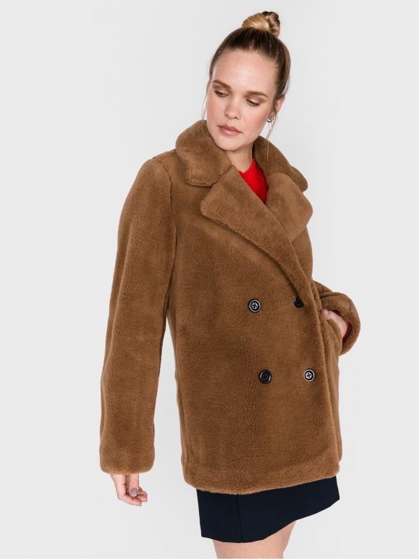 Bonnie Teddy Kabát Tommy Hilfiger Hnědá