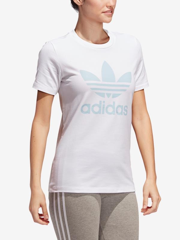 Tričko adidas Originals Trefoil Tee Bílá