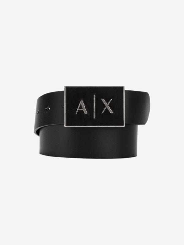 Pásek Armani Exchange Černá