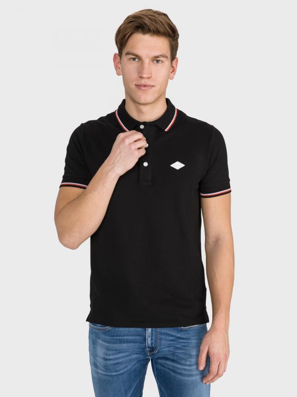 Polo triko Replay Černá