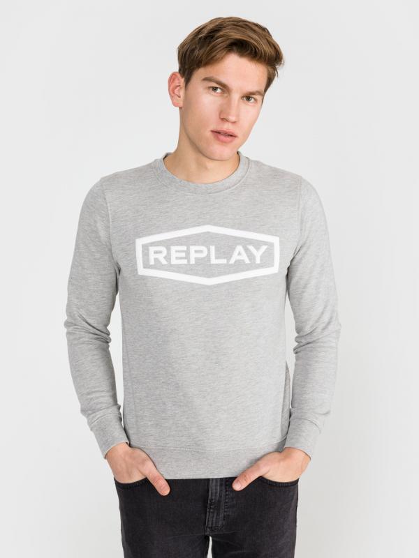 Mikina Replay Šedá