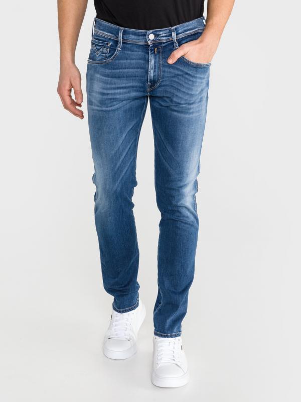 Anbass Jeans Replay Modrá