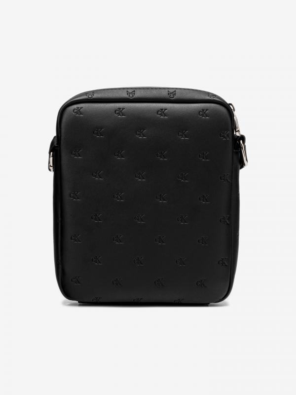 Monogram Emboss Micro Cross body bag Calvin Klein Černá